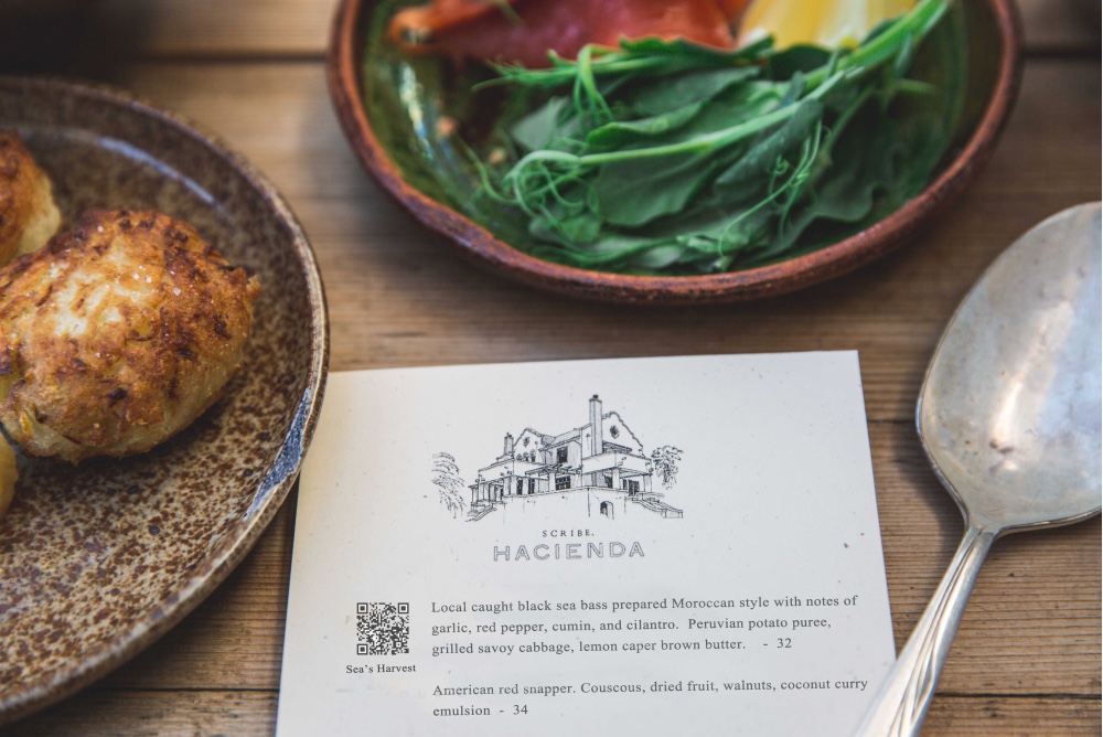 Active menu QR codes